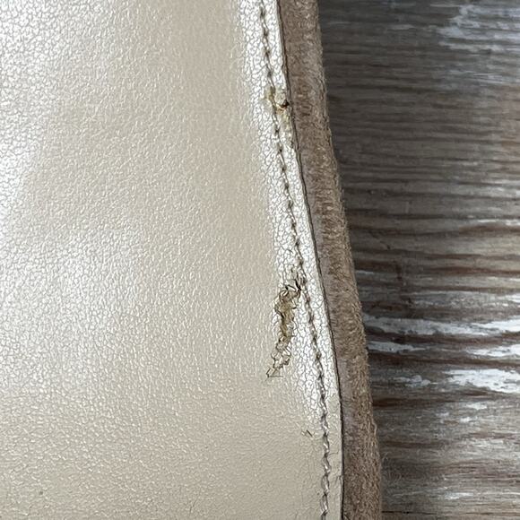 Michael Kors Tan Suede Stiletto Sandals Size 8.5 Strappy High Heel Dressy Chic - Picture 12 of 13